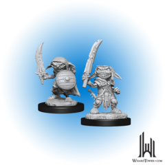 Pathfinder Deep Cuts Unpainted Miniatures: Goblin Fighter Male